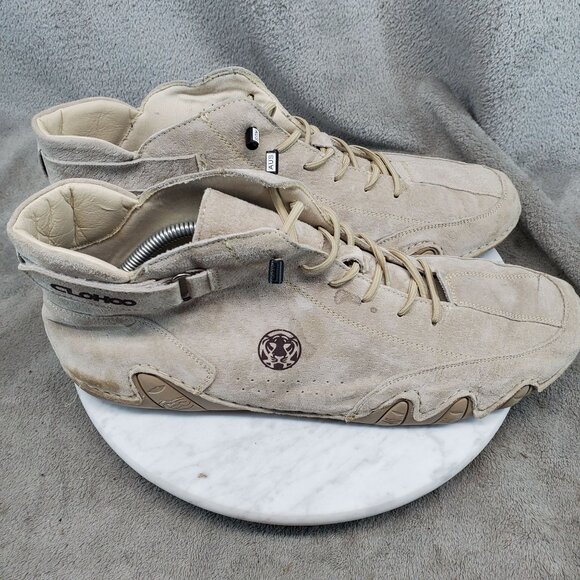 Cloohoo Shoes Mens EU 48 US 14 Tan Suede Ankle Chukka Boots - Picture 8 of 12